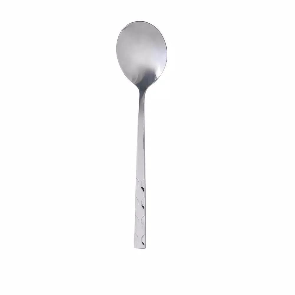 Oneida Shui 18/0 Stainless Steel Rice and Soup Spoons, Set of 12