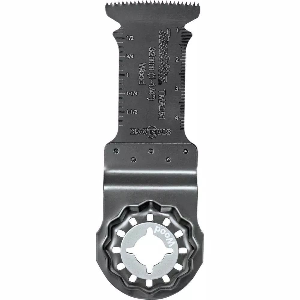 Makita 1-1/4 in. Starlock Plunge Blade, 18 TPI High Carbon Steel