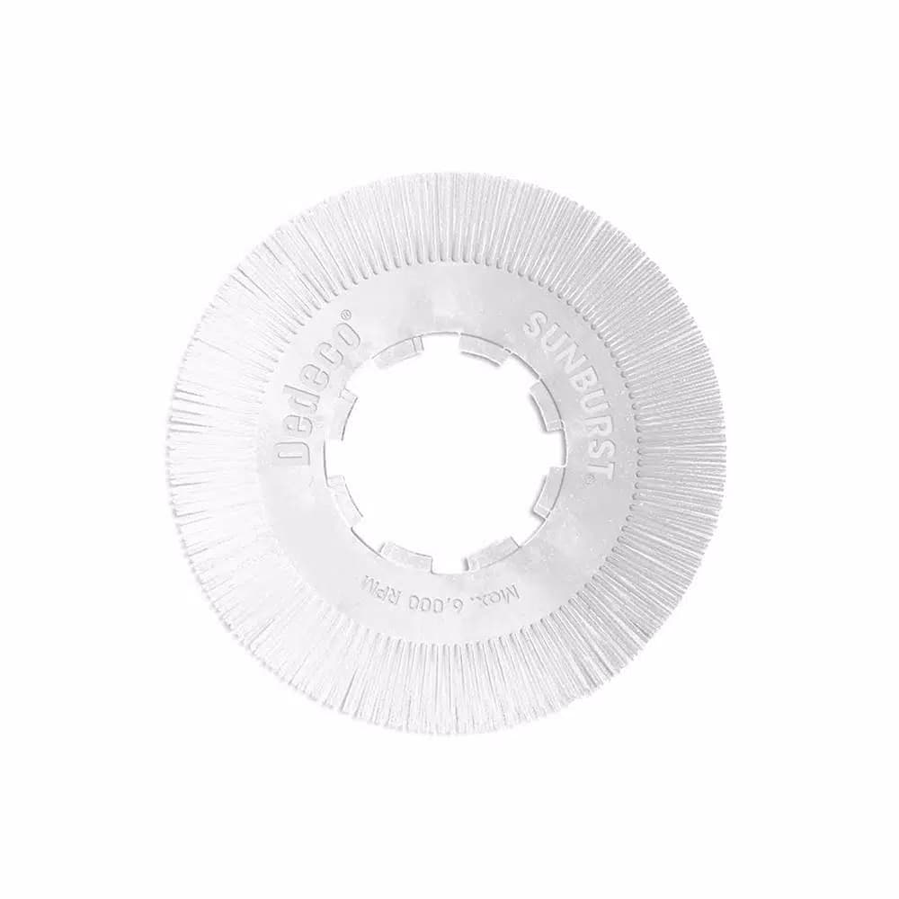Dedeco Sunburst 8 in. TS Radial Discs, 120-Grit Medium Thermoplastic Cleaning & Polishing Tool (70-Pack)
