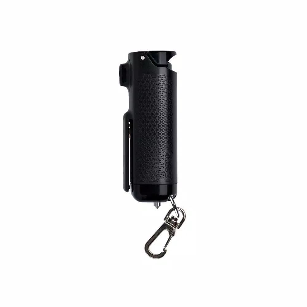 SABRE Safe Escape 3-in-1 Automotive Safety Tool: Pepper Gel, Seatbelt Cutter & Window Breaker - Black