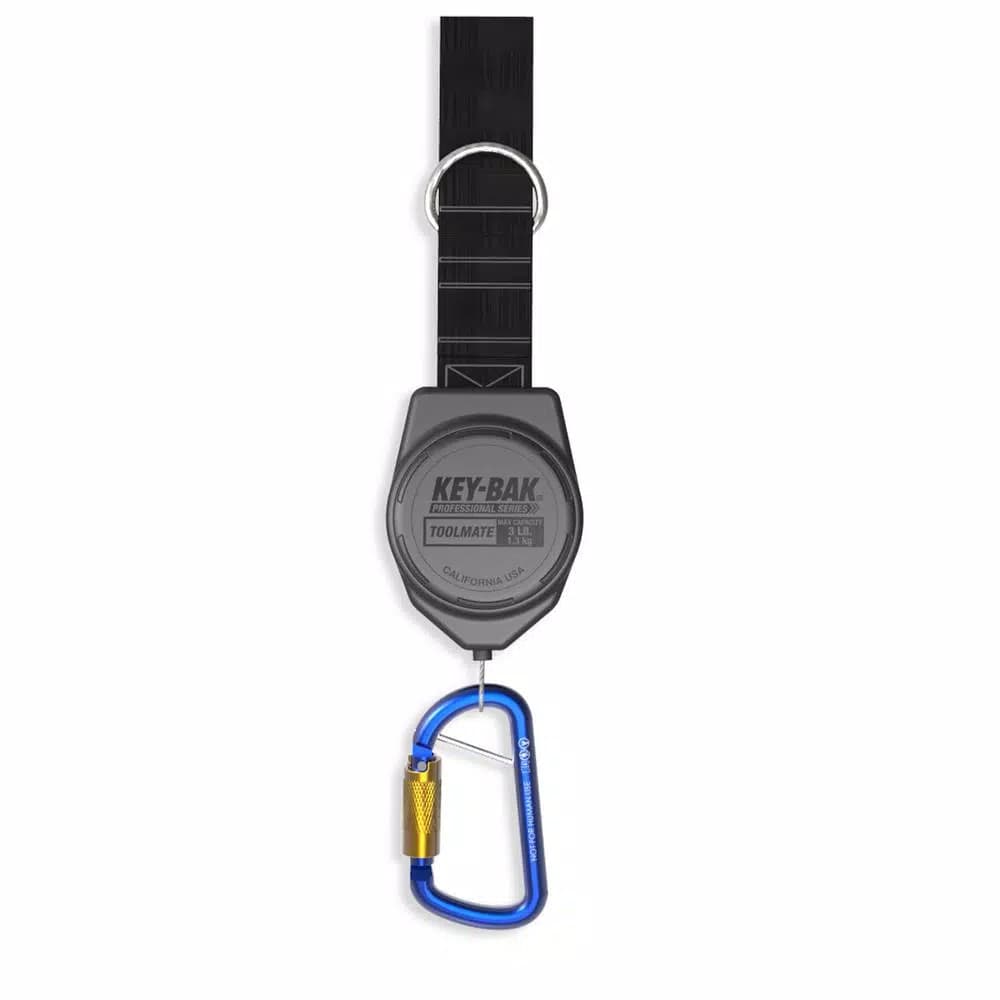 Key-Bak Pro Toolmate ANSI Certified Tool Lanyard with Locking Carabiner and Stainless Steel Cable