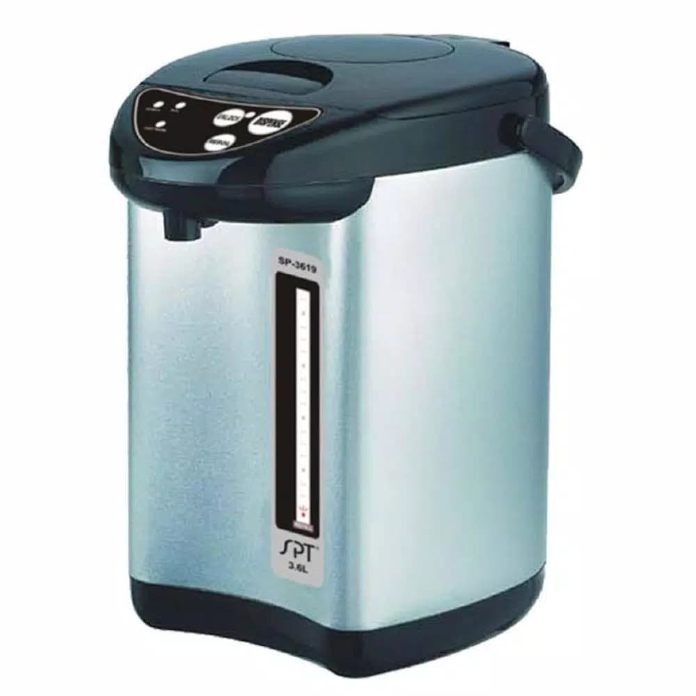 SPT 3.6L Stainless Steel Electric Kettle and Hot Water Dispenser with Dual-Pump System