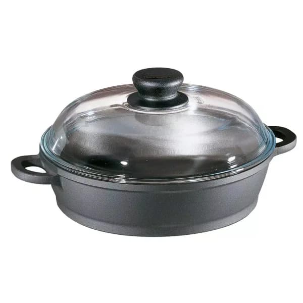 Berndes Classics 11.5 in. 4 Qt. Tradition Saute Casserole with Glass Lid