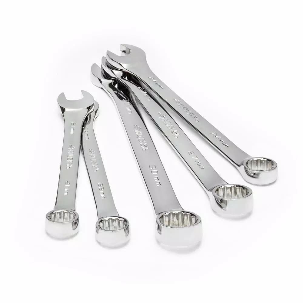 Husky 5-Piece Metric Extra Large Combination Wrench Set