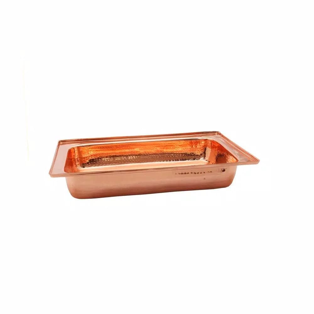 Old Dutch Copper Finish Replacement Water Pan for #893 Chafing Dish, 8 Qt Stainless Steel