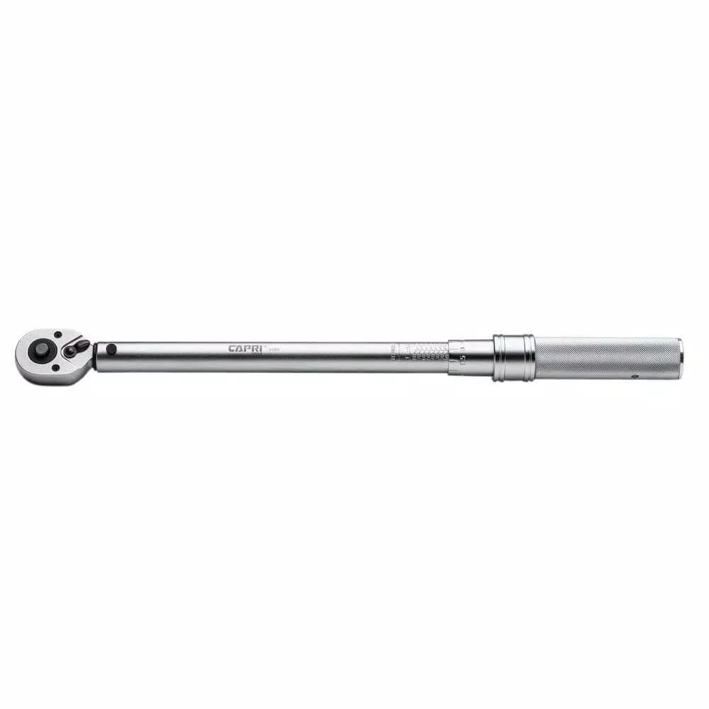 Capri Tools 3/8 in. Drive Industrial Torque Wrench, 15-75 ft. lbs. Range, All-Steel Construction