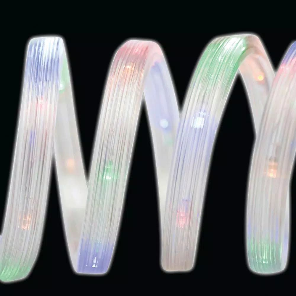 Brite Star 12 ft. 50-Light Multi-Color LED Flat Rope Light, Indoor/Outdoor
