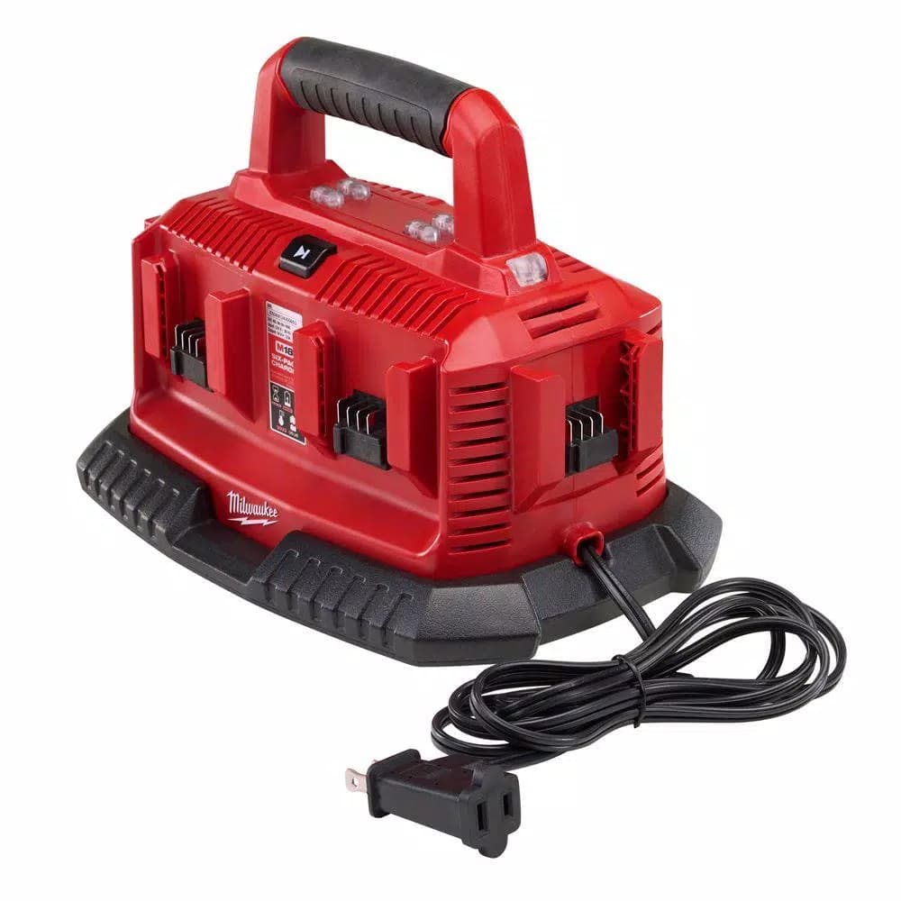 Milwaukee M18 18V Lithium-Ion 6-Port Sequential Battery Charger 48-59-1806