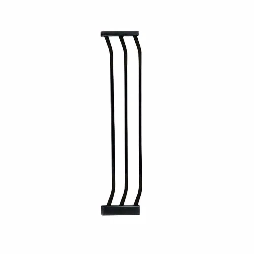 Dreambaby 7 in. Gate Extension for Chelsea Standard Height Child Safety Gates, Black