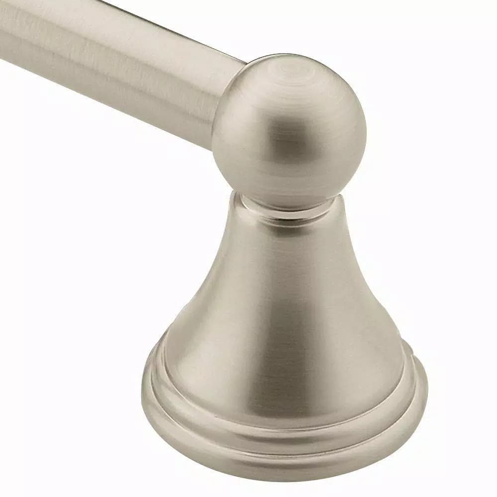 MOEN Preston 18 in. Single Towel Bar in Spot Resist Brushed Nickel