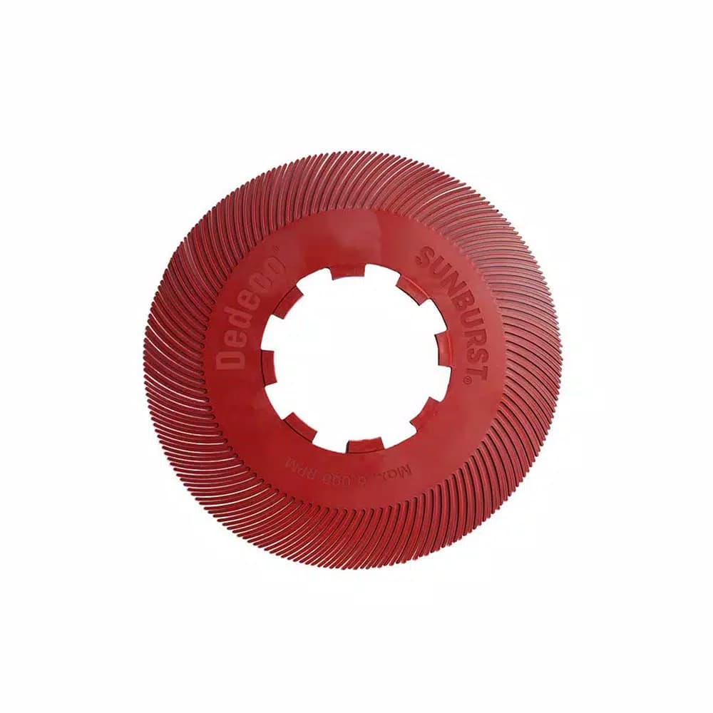 Dedeco Sunburst 7-5/8 in. 220-Grit TC Radial Discs, 1 in. Arbor, 70-Pack
