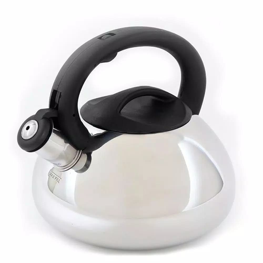 Unbranded Harpwell 64 oz. Stainless Steel Whistling Tea Kettle, 8-Cup Capacity