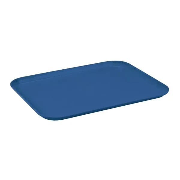 Carlisle FoodService Glasteel Chocolate Fiberglass Hexagon Serving Trays, 22 x 14.1 in. (12-Pack)