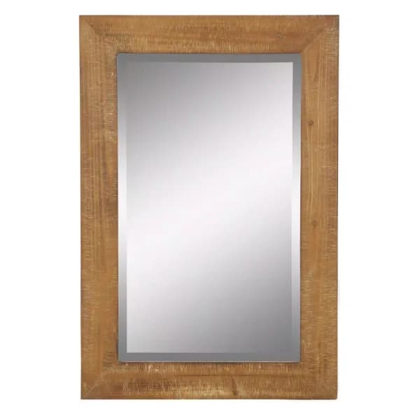 Aspire Home Accents Pueblo Beveled Glass Wood Framed Accent Mirror, 20 in. x 30 in.