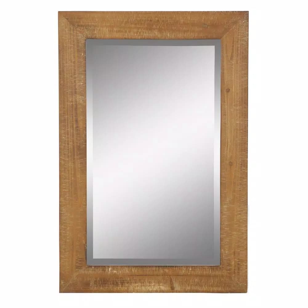 Aspire Home Accents Pueblo Beveled Glass Wood Framed Accent Mirror, 20 in. x 30 in.