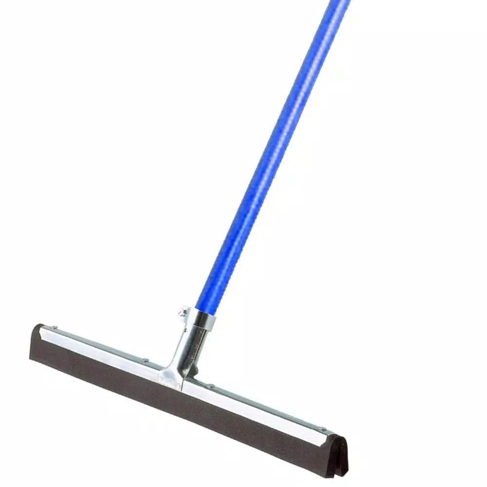 Ettore Wipe'n 18 in. Dry Floor Squeegee with 53 in. Aluminum Handle
