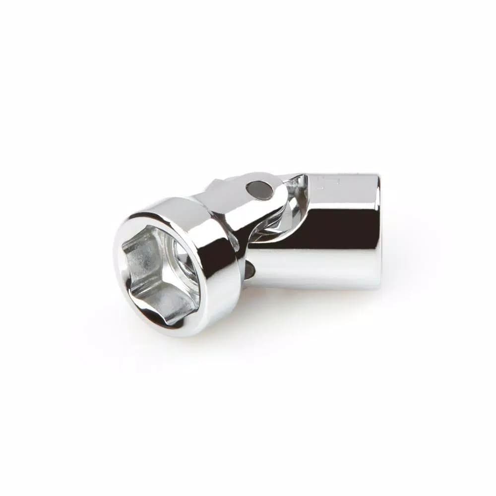 TEKTON 1/4 in. Drive 10 mm 6-Point Universal Joint Socket, Chrome-Plated Steel