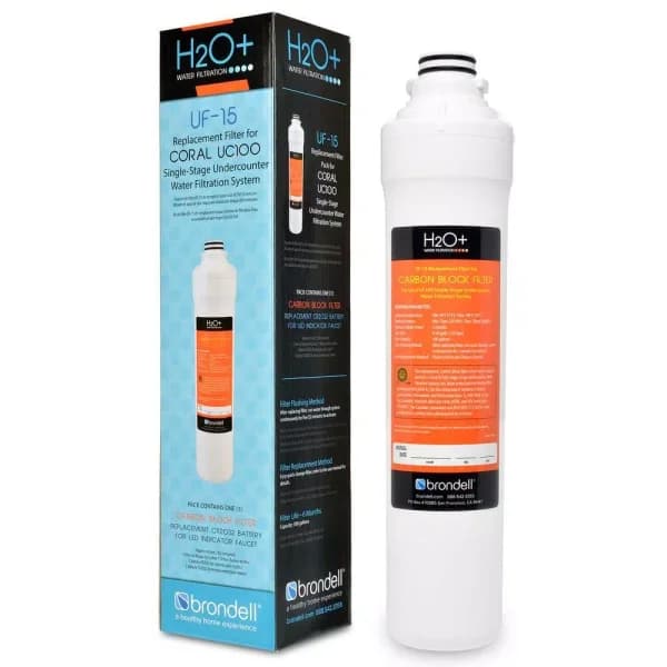 Brondell Coral UF-15 Replacement Filter for UC100 Under Counter Water Filtration System