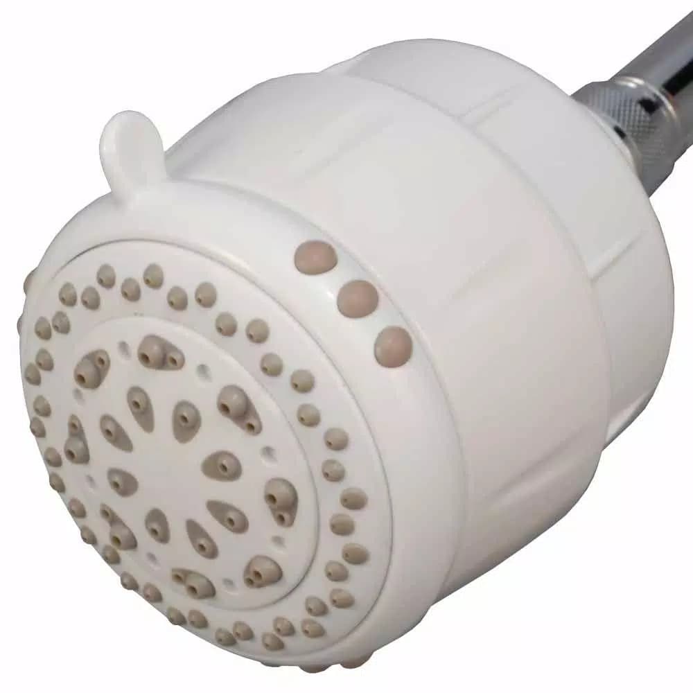 Sprite Showers Sprite Pure 8-Spray Filtered Showerhead with Chlorine Reduction, White