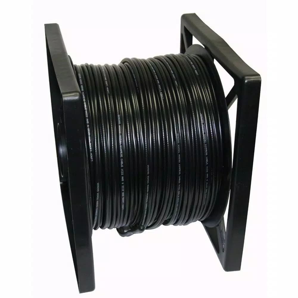 SPT 500 ft. RG59 Siamese Coaxial Cable with 18/2 Power and 24/2 Data - Black