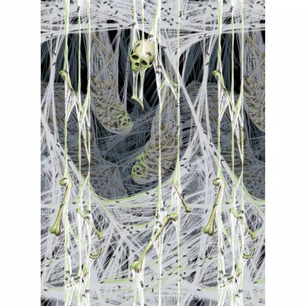Amscan Spider's Lair Scene Setter Halloween Hanging Decor, 4 ft. x 40 ft.