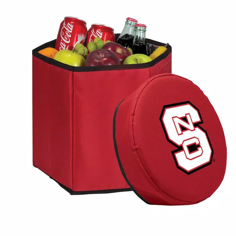 Picnic Time NC State Wolfpack 12 Qt. Bongo Collapsible Soft-Side Cooler - Red