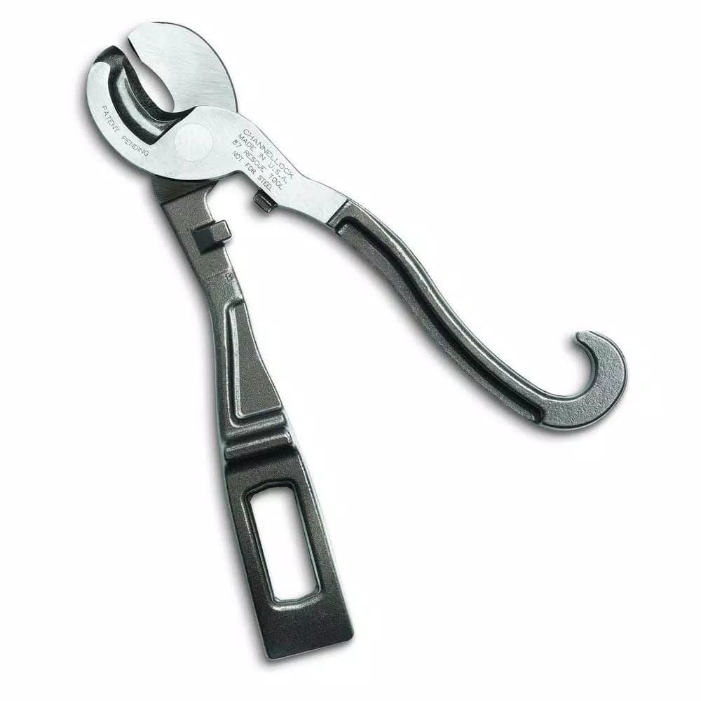 Channellock 8.88 in. Rescue Tool Cable Cutter, 6-in-1 Multi-Function Hand Tool