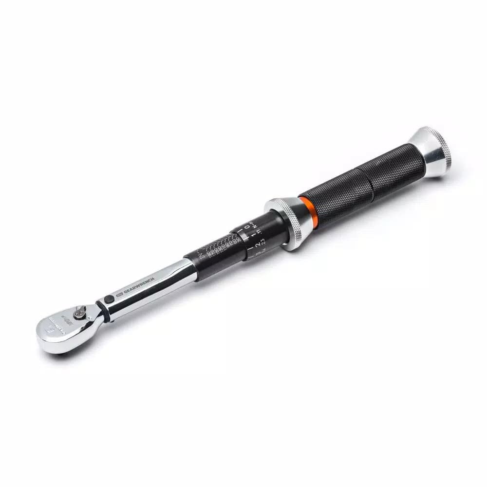 GearWrench 120XP Micrometer Torque Wrench, 1/4 in. Drive, 30-200 in-lbs