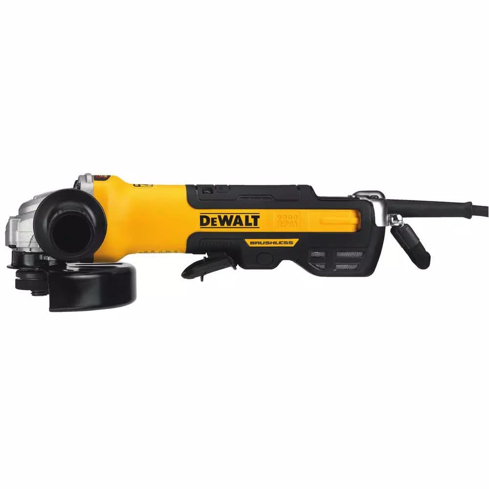 DEWALT 13 Amp Brushless Corded Angle Grinder with Paddle Switch, 5 in. to 6 in.