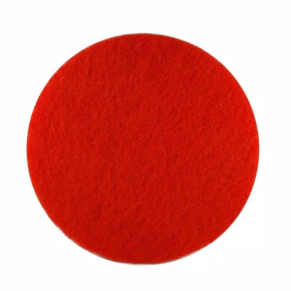 Diablo 17 in. Red Non-Woven Buffer Pads, Medium Grit (5-Pack)
