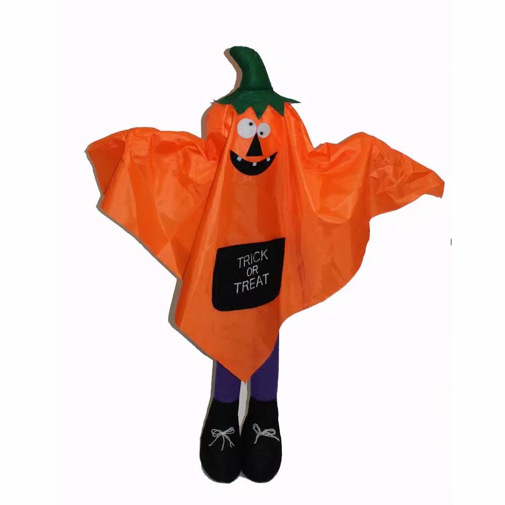 Unbranded 36 in. Standing Pumpkin Costume Greeter Halloween Decoration