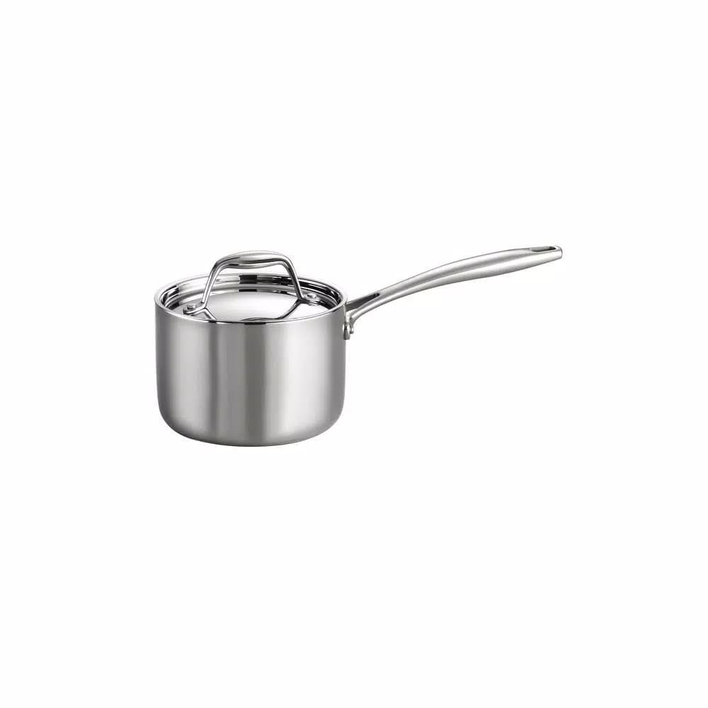 Tramontina 1.5 Qt Tri-Ply Clad Stainless Steel Sauce Pan with Lid