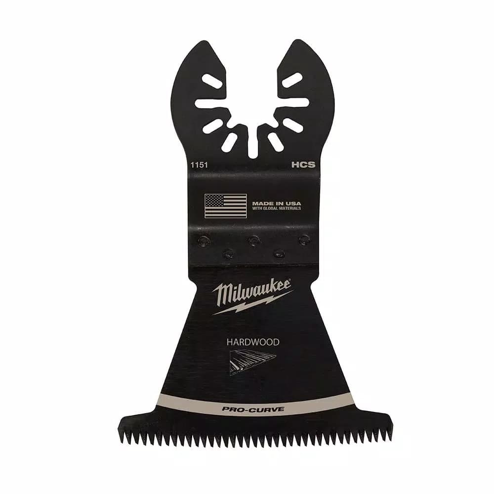Milwaukee 2-1/2 in. High Carbon Steel Japanese Tooth Pro-Curve Oscillating Multi-Tool Blade