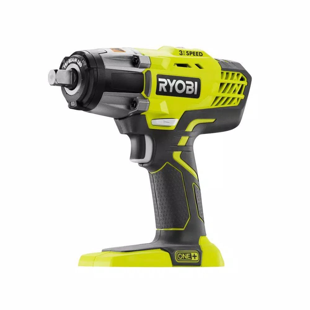 RYOBI 18V ONE+ 1/2 in. Cordless 3-Speed Impact Wrench (Tool Only)