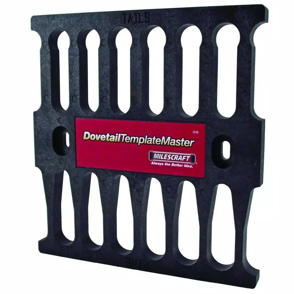 Milescraft Dovetail Template Master Kit for Custom Dovetail Jigs with Router Bits