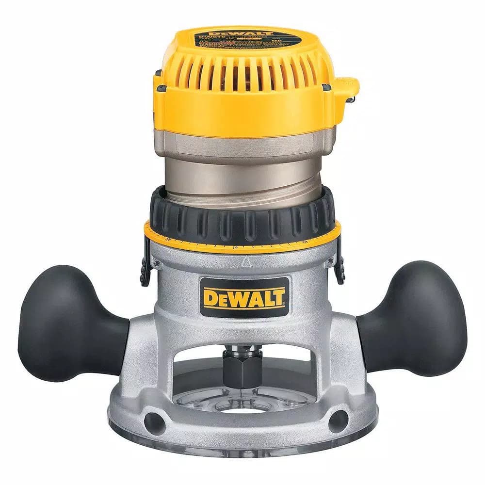 DEWALT 1.75 HP Fixed Base Router, 11-Amp Corded Power Tool