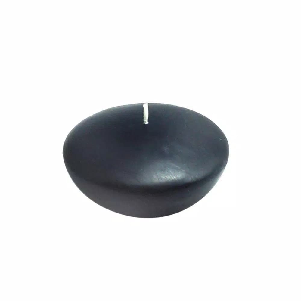Zest Candle 3 in. Black Floating Candles, Box of 12