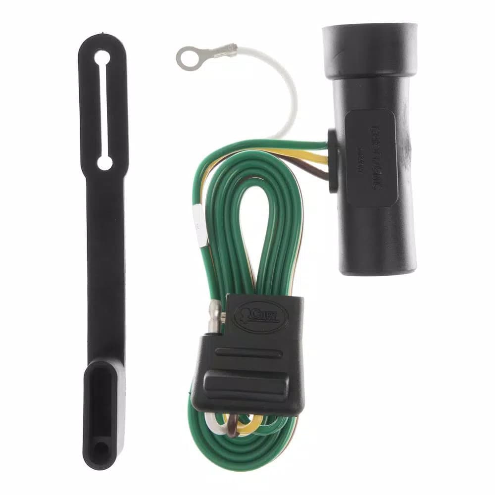 CURT Custom Vehicle-Trailer Wiring Harness, 4-Way Flat, for Chevrolet & GMC C/K, Blazer, Suburban