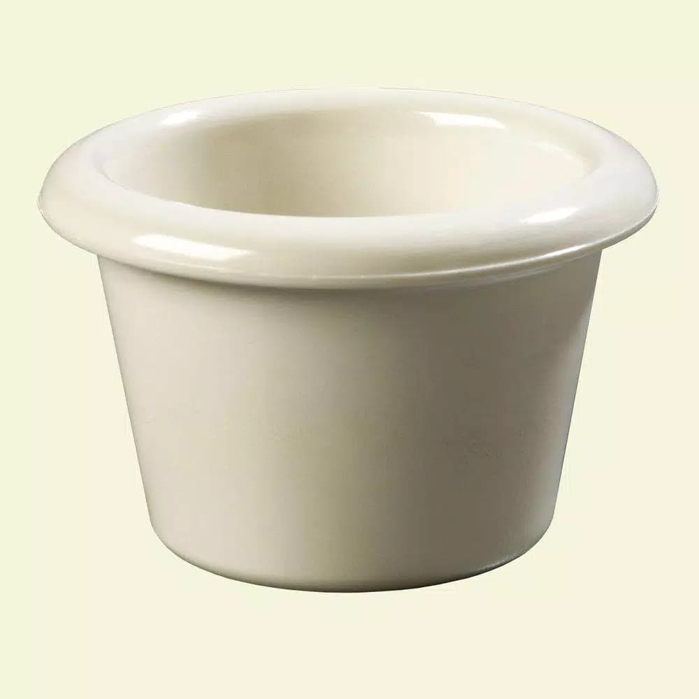 Carlisle 1.5 oz. SAN Plastic Smooth Sided Ramekins, Bone Color (Case of 48)