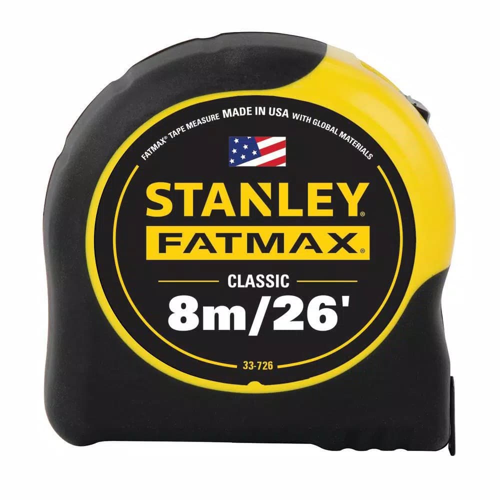 STANLEY FATMAX 26 ft. Tape Measure, Metric and SAE Dual Scale