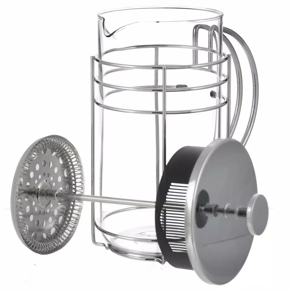 GROSCHE Madrid 12 oz. Premium French Press Coffee and Tea Maker in Chrome