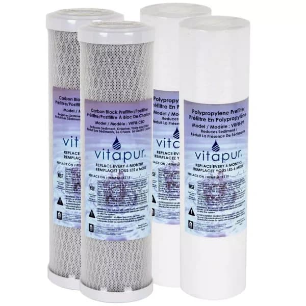 Vitapur Universal Under-Sink Replacement Water Filter Kit for VFK-2U