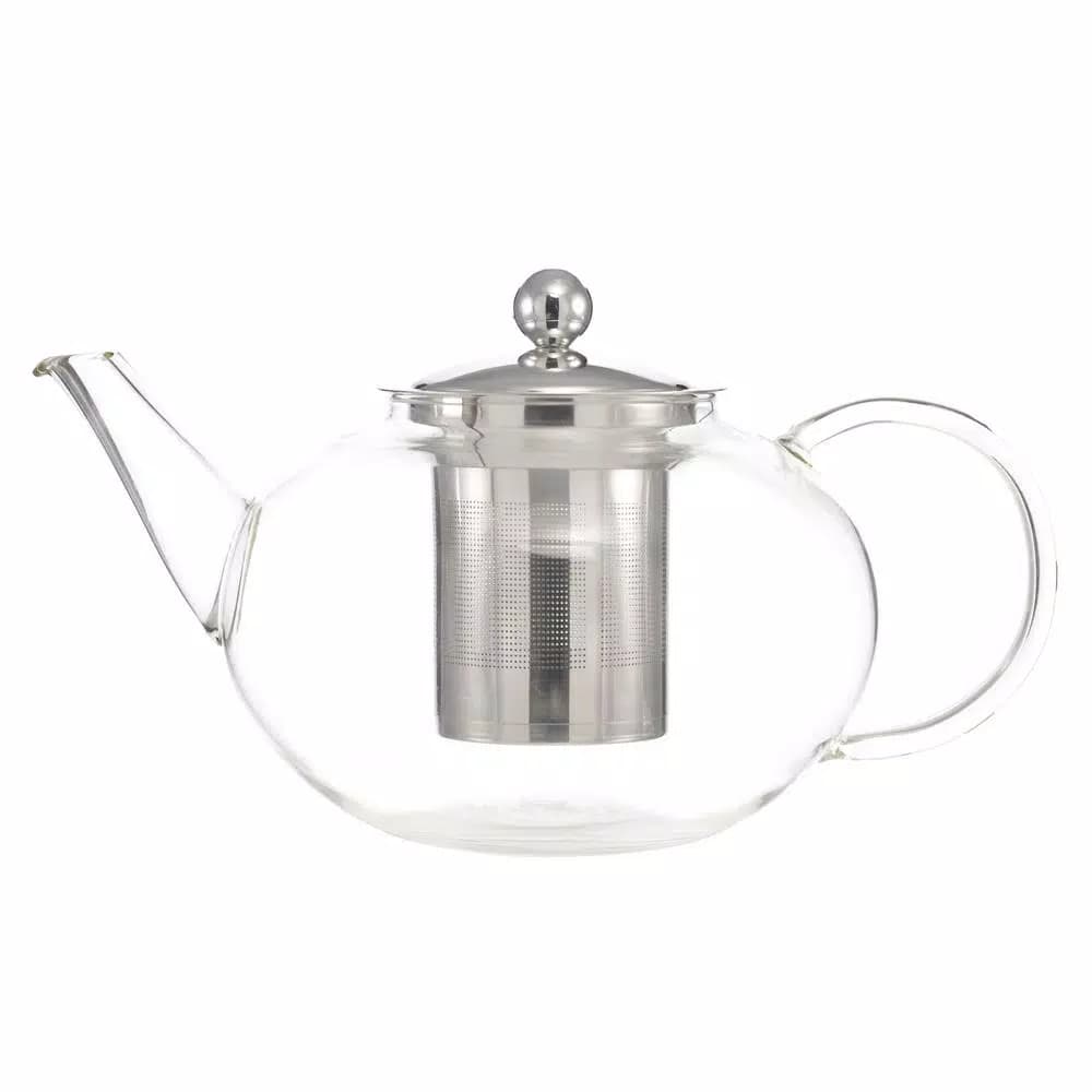 GROSCHE Joliette 42 oz. Borosilicate Glass Teapot with Stainless Steel Infuser