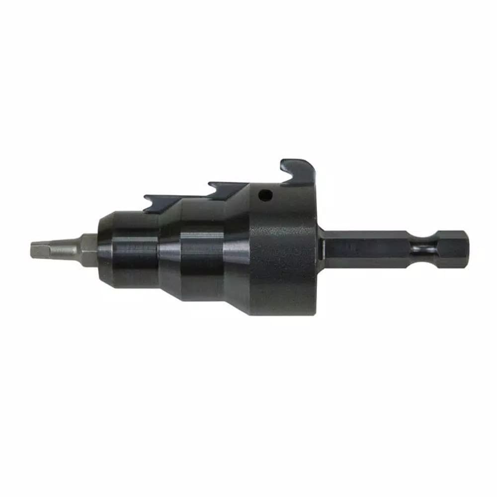 Klein Tools Conduit Reamer Drill Head with #2 Square Recess Bit for 1/2 in., 3/4 in., and 1 in. Conduit