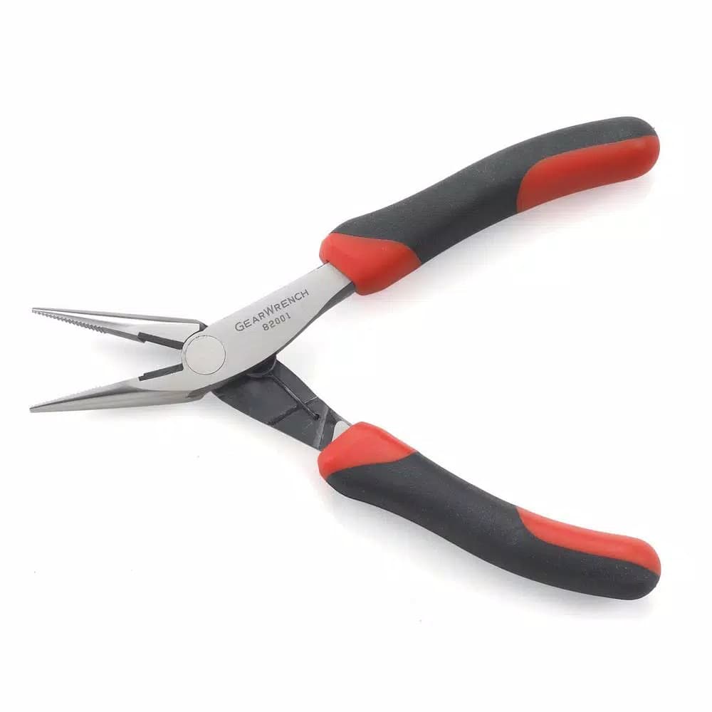 GearWrench 5 in. Mini Long Nose Pliers with Built-in Cutter