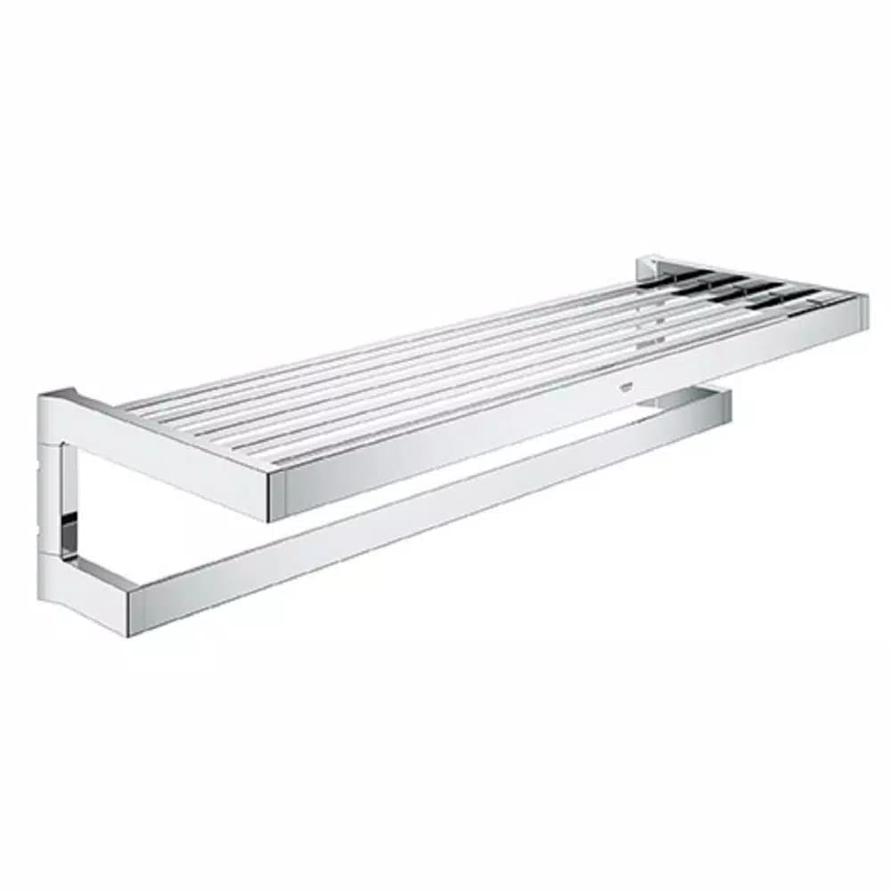 GROHE Selection Cube 1-Bar Towel Rack in StarLight Chrome