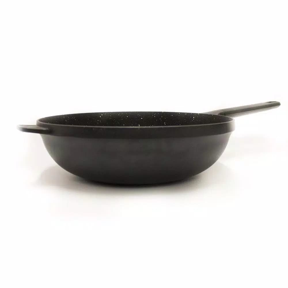 BergHOFF GEM 11 in. Cast Aluminum Nonstick Stir Fry Pan, Induction Compatible