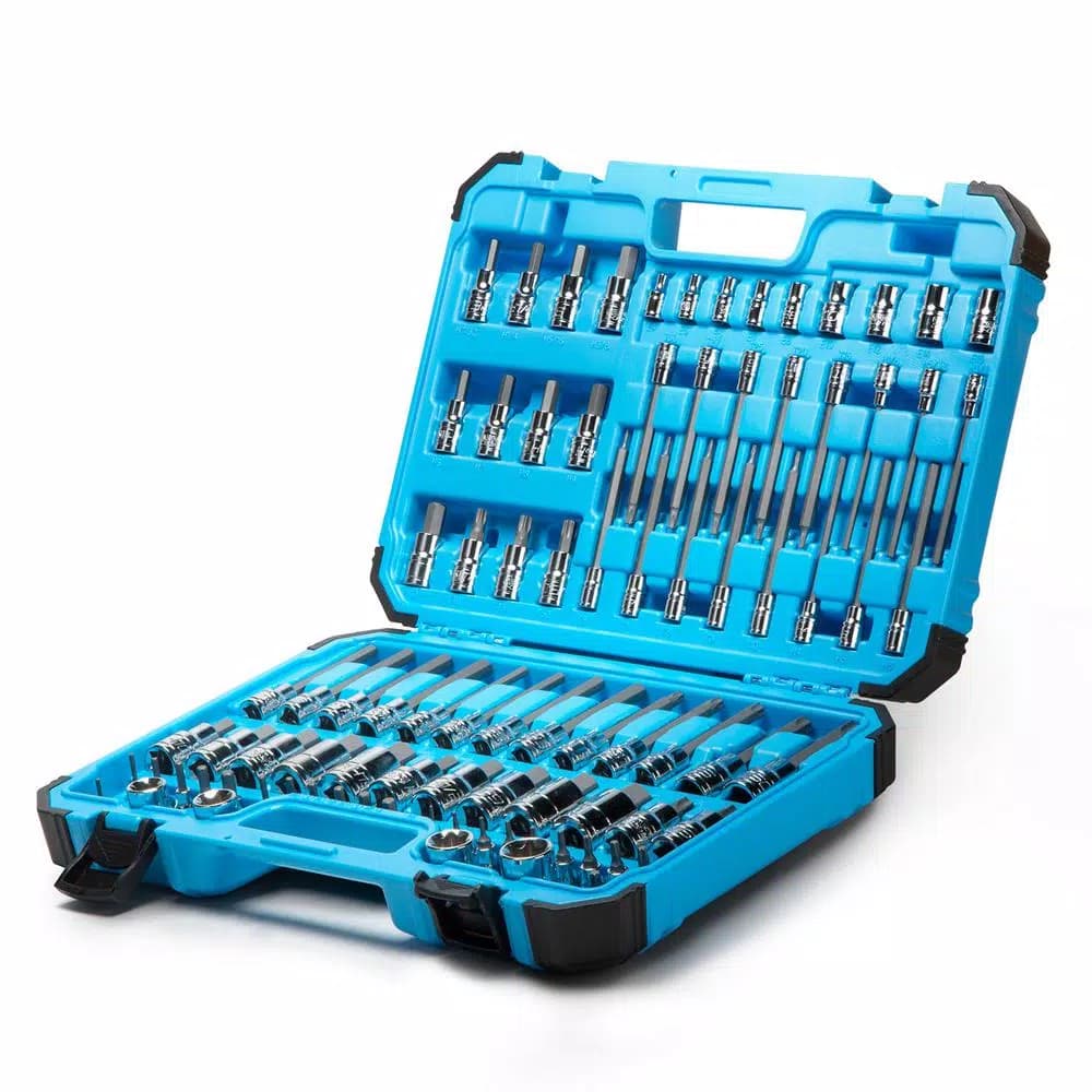 Capri Tools 88-Piece Master Bit Socket Set - S2 Steel & Chrome Vanadium