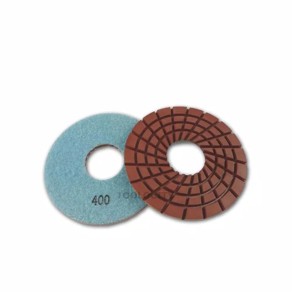 Unbranded JX Shine50 Rigid 5 in. 400-Grit Diamond Polishing Pads