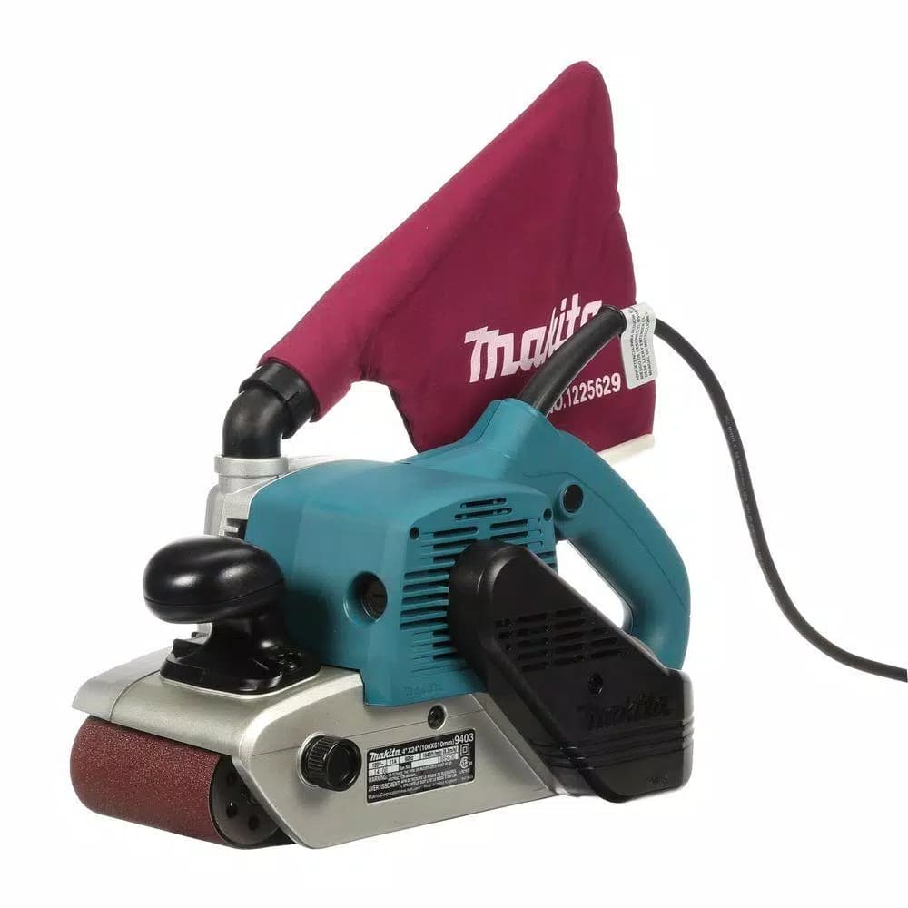 Makita 11 Amp 4 in. x 24 in. Corded Belt Sander with Dust Bag